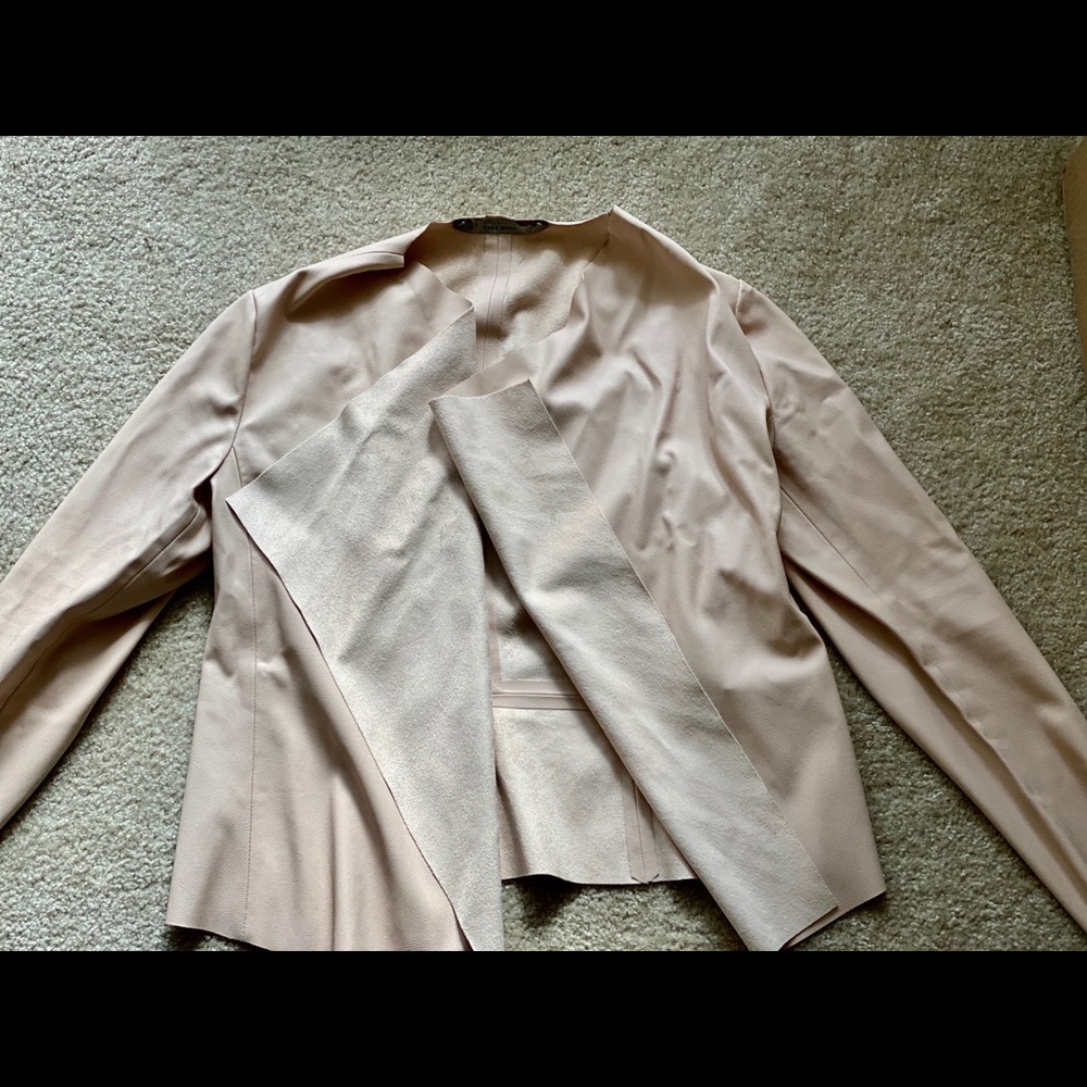 Faux leather jacket
